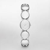 Sat DKNY Silver Tone Round Link Watch | Svet Satova