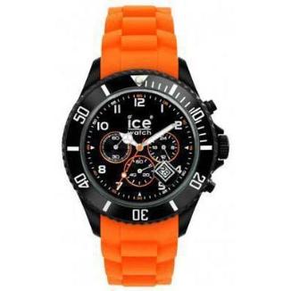Sat ICE Watch Chrono Black Sili Orange Big | Svet Satova