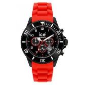 Sat ICE Watch Chrono Black Sili Red Big | Svet Satova