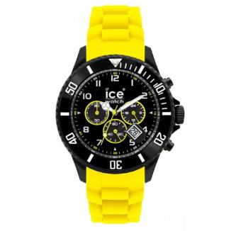 Sat ICE Watch Chrono Black Sili Yellow Big | Svet Satova