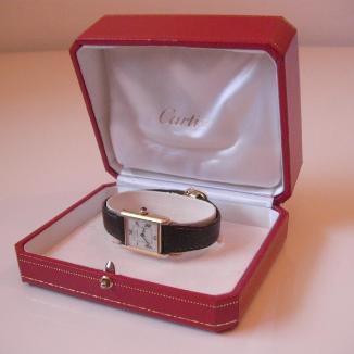 Sat Cartier Must de Cartier Tank Vermeil Argent 925 | Svet Satova