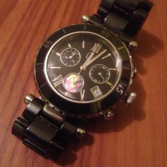 Sat Guess GC GC47504M2 Diver Black Ceramic Chrono  | Svet Satova