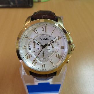 Sat Fossil Fossil Grant Leather Watch-Brown FS4767 | Svet Satova