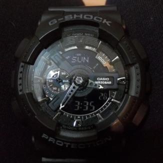 Sat Casio Casio  GA 110 1B stealth black millitary | Svet Satova