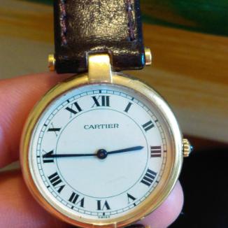 Sat Cartier 18k 30mm Vendom Classique 881001 | Svet Satova