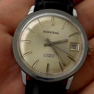 Sat Mirexal Švajcarski ,navijač sa datumom iz 1960ih | Svet Satova