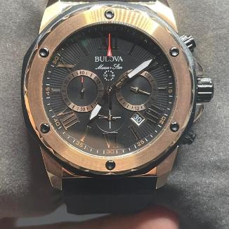 Sat Bulova Marine Star Black Chronograph | Svet Satova