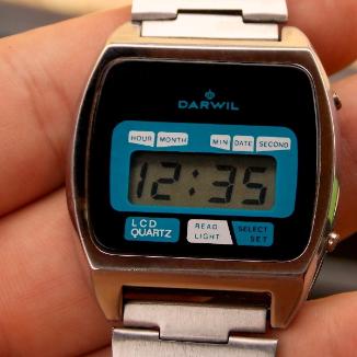 Sat Darwil Veoma redak Darwil LCD model iz 1970ih | Svet Satova